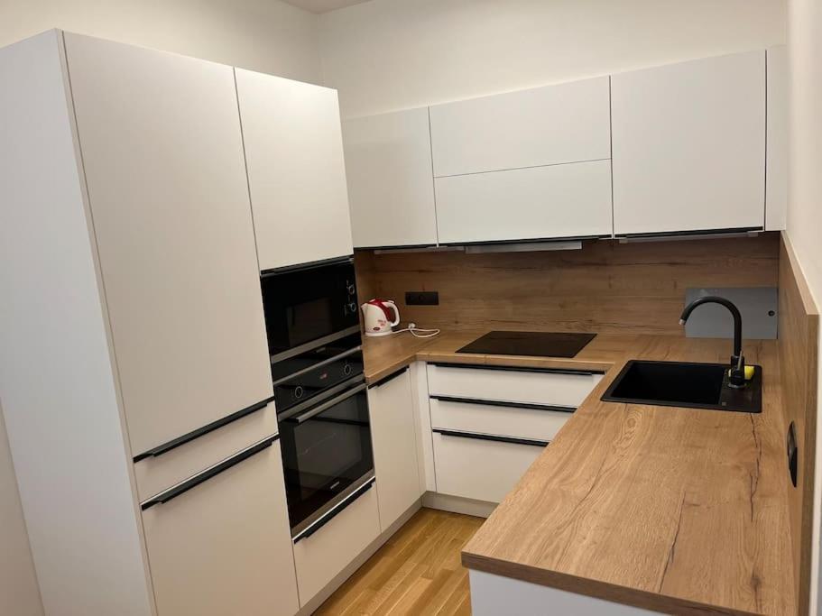 Apartman Holesovice,Balkon,Garaz Praha Eksteriør bilde