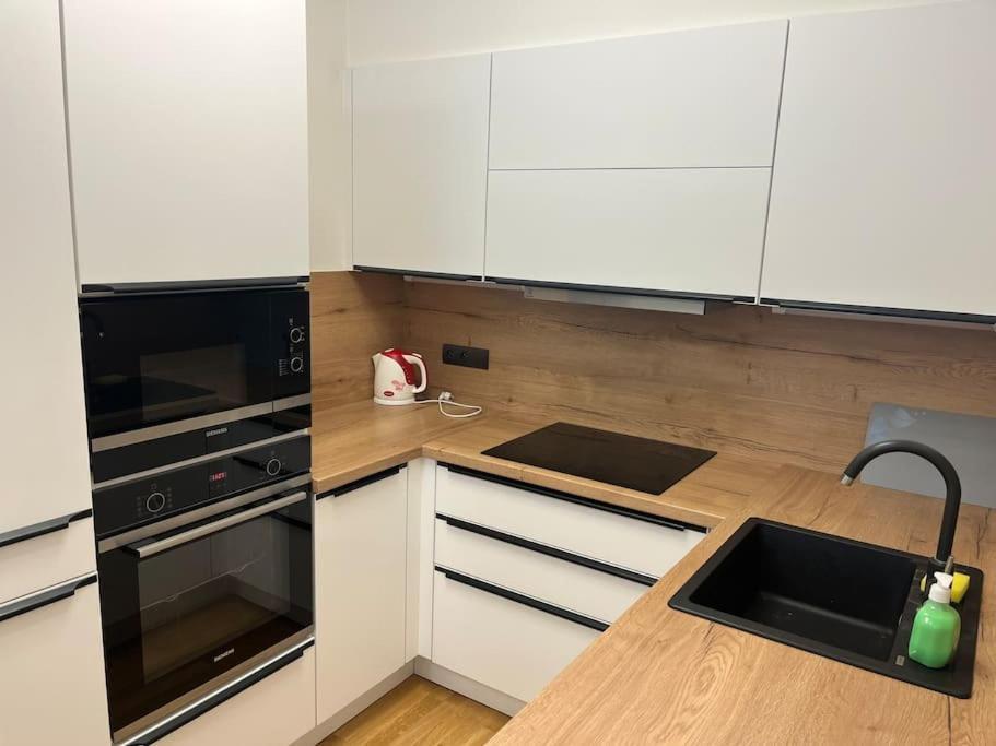 Apartman Holesovice,Balkon,Garaz Praha Eksteriør bilde