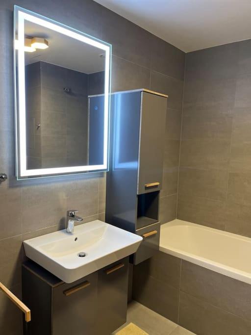 Apartman Holesovice,Balkon,Garaz Praha Eksteriør bilde